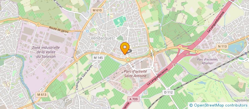 localisation de l'entreprise KINERJ à VENDARGUES