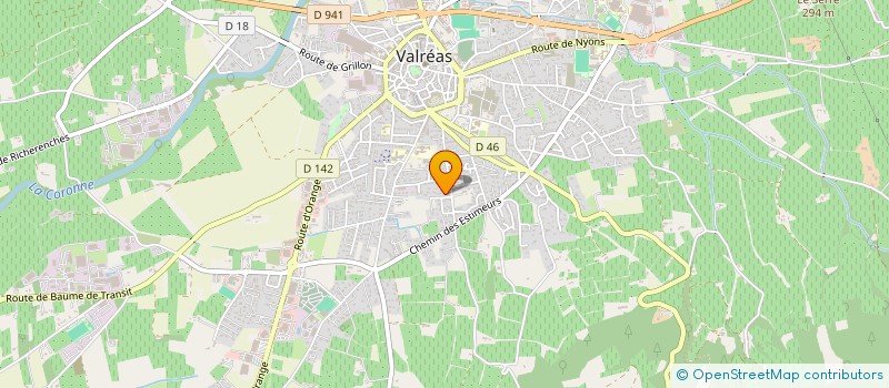 localisation de l'entreprise KINERUN à VALREAS