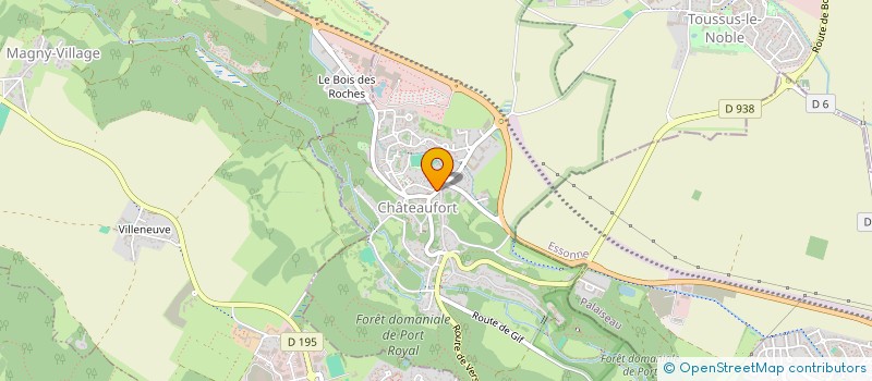 localisation de l'entreprise KINES  CHATEAUFORT