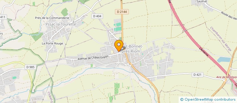 localisation de l'entreprise KINES BRAYAUDS  SAINT-BONNET-PRES-RIOM