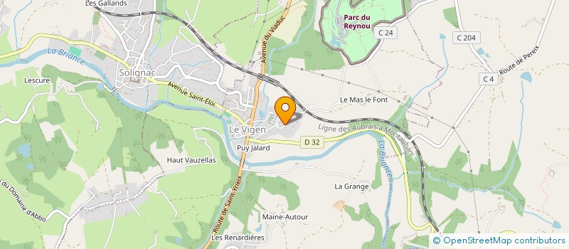 localisation de l'entreprise KINES BRIANCE  LE VIGEN