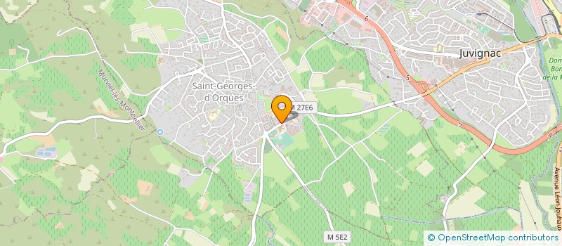 localisation de l'entreprise KINES C2L  SAINT-GEORGES-D'ORQUES