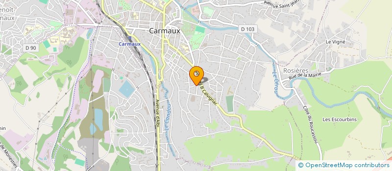 localisation de l'entreprise KINES CARMAUX  CARMAUX