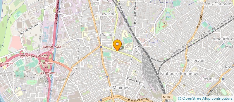 localisation de l'entreprise KINES CDM à TOULOUSE