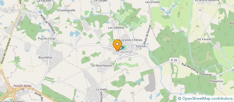 localisation de l'entreprise KINES CHAPTELAT à CHAPTELAT