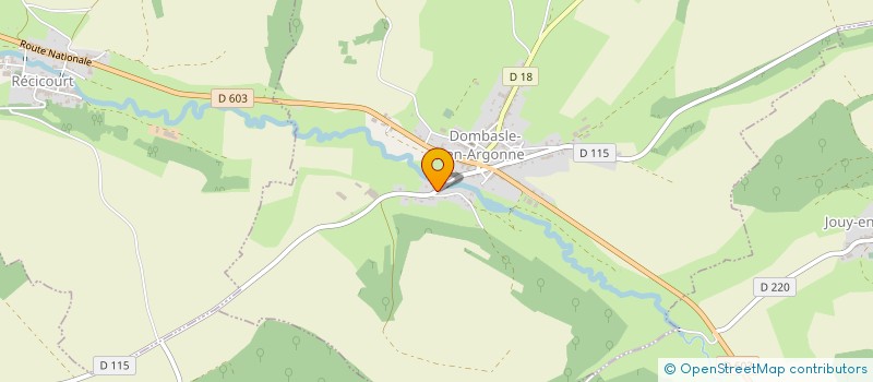 localisation de l'entreprise KINES D'ARGONNE  DOMBASLE-EN-ARGONNE