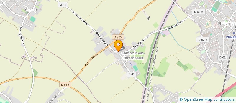 localisation de l'entreprise KINES DE CAMPHIN  CAMPHIN-EN-CAREMBAULT