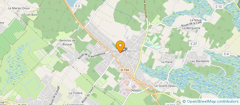 localisation de l'entreprise KINES DE DOLUS à DOLUS-D'OLERON