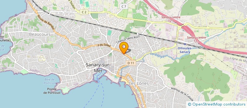 localisation de l'entreprise KINES DE LA BUGE à SANARY-SUR-MER