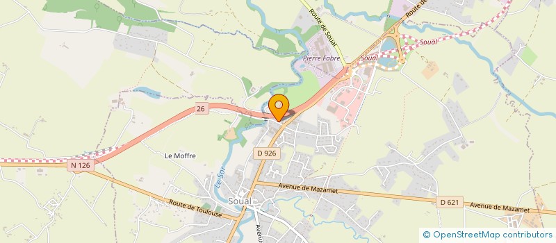 localisation de l'entreprise KINES DE SOUAL  SOUAL