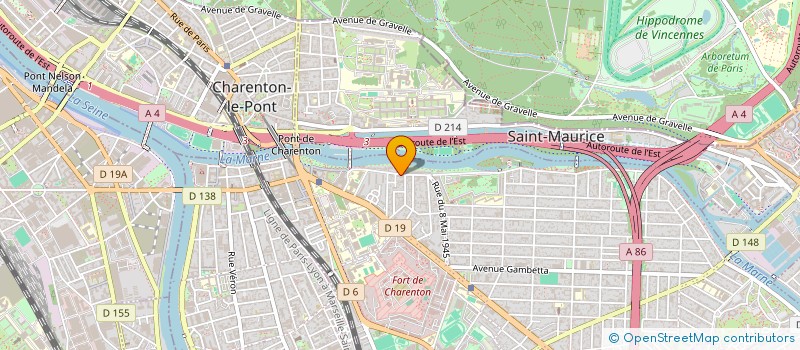 localisation de l'entreprise KINES DES BORDS DE MARNE  MAISONS-ALFORT