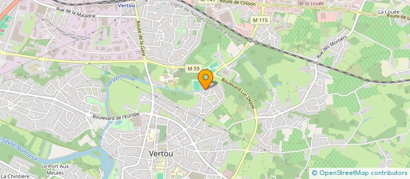 localisation de l'entreprise KINES DES SPORTS VERTOU  VERTOU