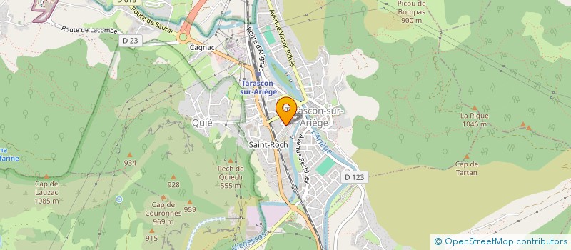 localisation de l'entreprise KINES DU CASTELLA à TARASCON-SUR-ARIEGE
