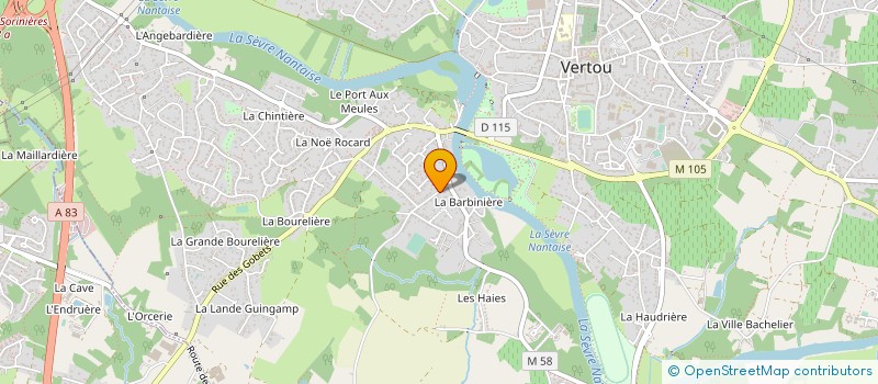 localisation de l'entreprise KINES DU CHENE  VERTOU