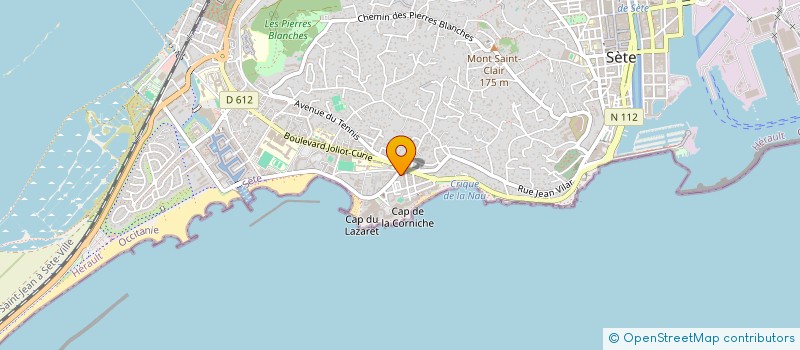 localisation de l'entreprise KINES GODELLA à SETE