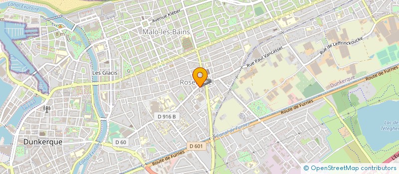 localisation de l'entreprise KINES IMMOB à DUNKERQUE