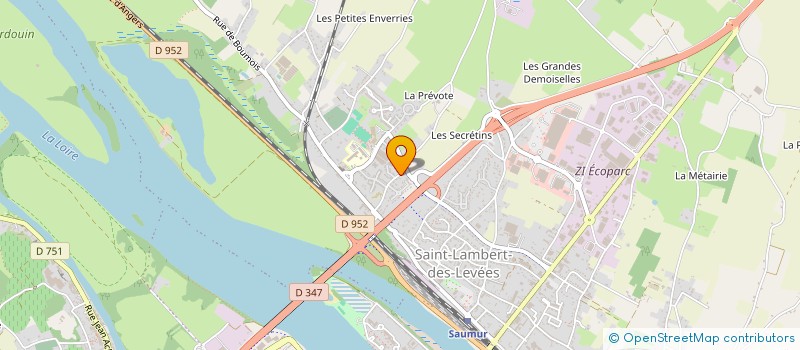 localisation de l'entreprise KINES LES MARAICHERS à SAUMUR