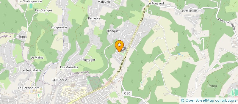 localisation de l'entreprise KINES NICCEL  CHAMPCEVINEL