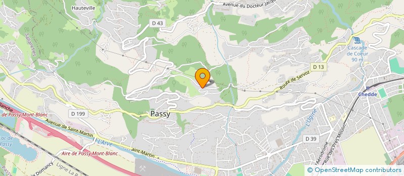 localisation de l'entreprise KINES PASSY MARLIOZ  PASSY