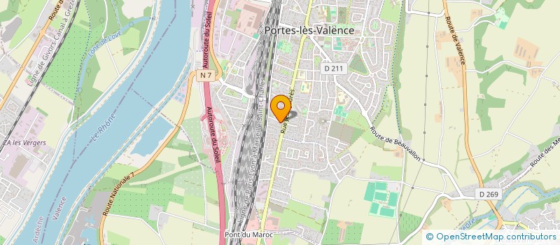 localisation de l'entreprise KINES PICASSO  PORTES-LES-VALENCE