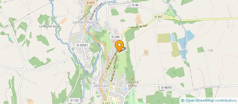 localisation de l'entreprise KINES PSLA MORTAIN-BOCAGE  MORTAIN-BOCAGE