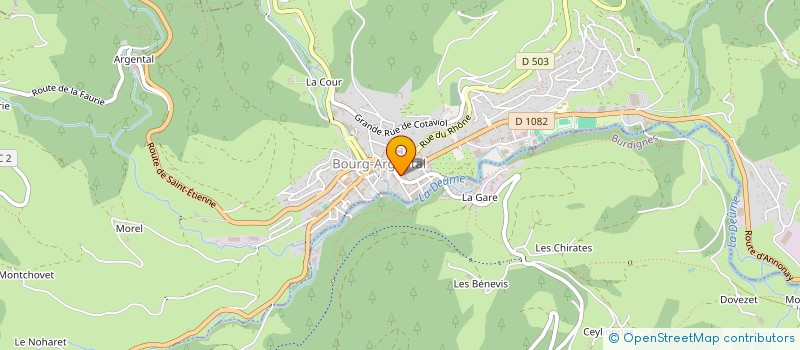 localisation de l'entreprise KINES VERDES ET TANASE  BOURG-ARGENTAL