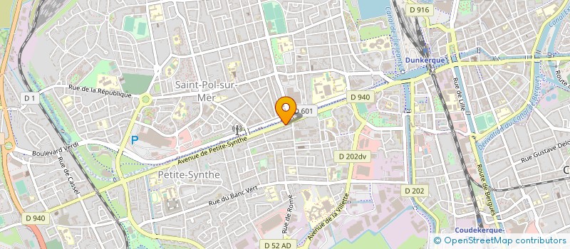 localisation de l'entreprise KINESANTE à DUNKERQUE