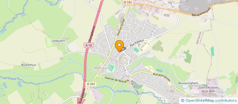 localisation de l'entreprise KINESANTE  MARQUISE