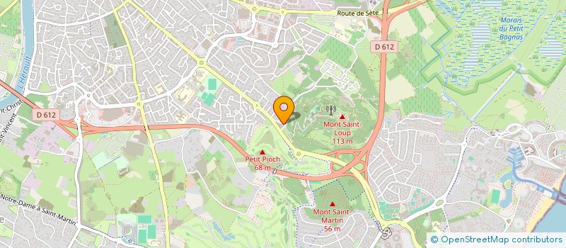 localisation de l'entreprise KINESI-SPORT  AGDE