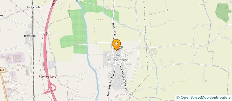 localisation de l'entreprise KINESI VILLENEUVE à VILLENEUVE-DU-PAREAGE