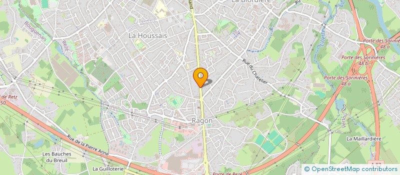 localisation de l'entreprise KINESIA à REZE
