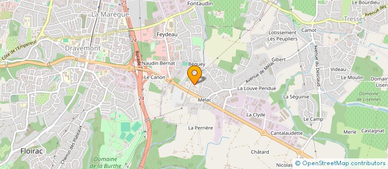 localisation de l'entreprise KINESIK à TRESSES