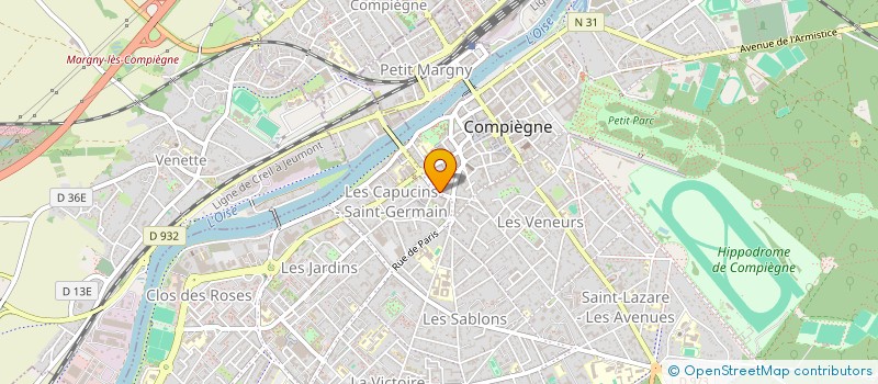 localisation de l'entreprise KINESIOLOGIE MIEUX ETRE  COMPIEGNE