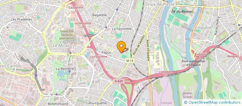 localisation de l'entreprise KINESIOLOGIE SUD OUEST à TOULOUSE