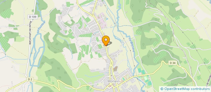 localisation de l'entreprise KINESIOMARTIN  MONEIN