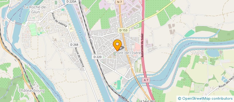 localisation de l'entreprise KINESIS  PONT-DE-L'ISERE