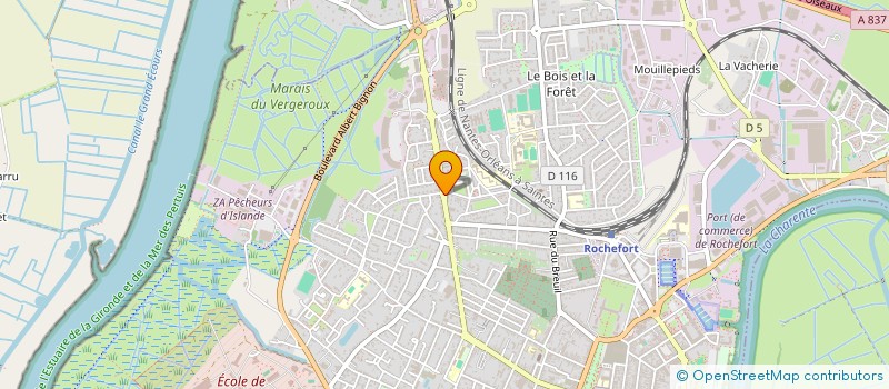 localisation de l'entreprise KINESIS  ROCHEFORT