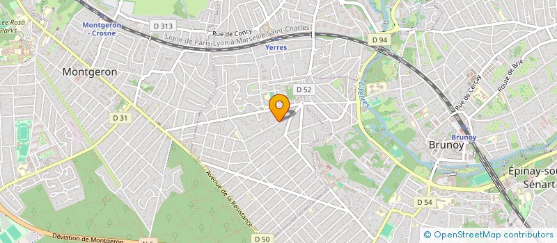 localisation de l'entreprise KINESITE  YERRES