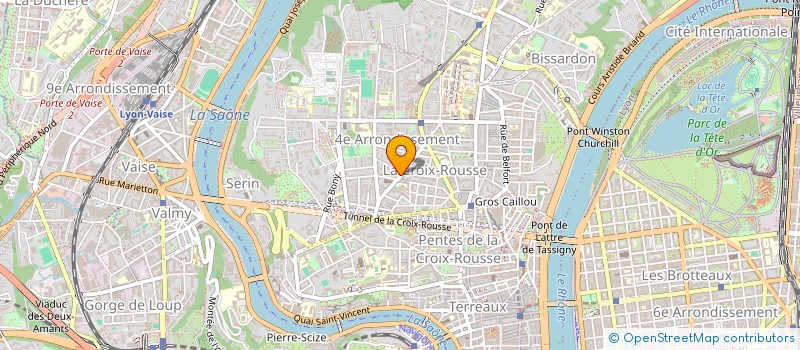 localisation de l'entreprise KINESITHERAPIE CROIX-ROUSSE  LYON