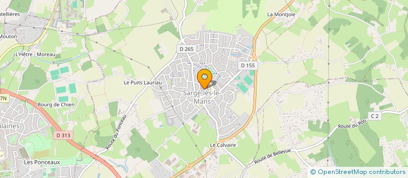 localisation de l'entreprise KINESITHERAPIE DE BEL AIR  SARGE-LES-LE-MANS