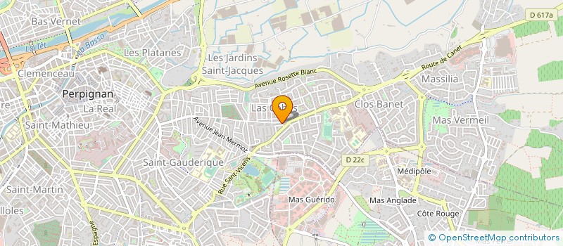 localisation de l'entreprise KINESITHERAPIE LE RUBENS à PERPIGNAN