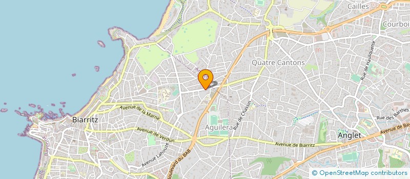 localisation de l'entreprise KINESITHERAPIE OSTEOPATHIE BIARRITZ à BIARRITZ