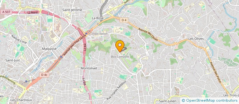 localisation de l'entreprise KINESPORT MARSEILLE à MARSEILLE