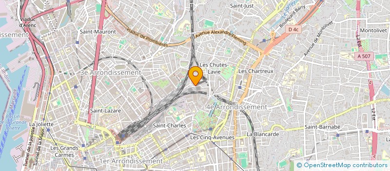 localisation de l'entreprise KINESPORT MARSEILLE à MARSEILLE