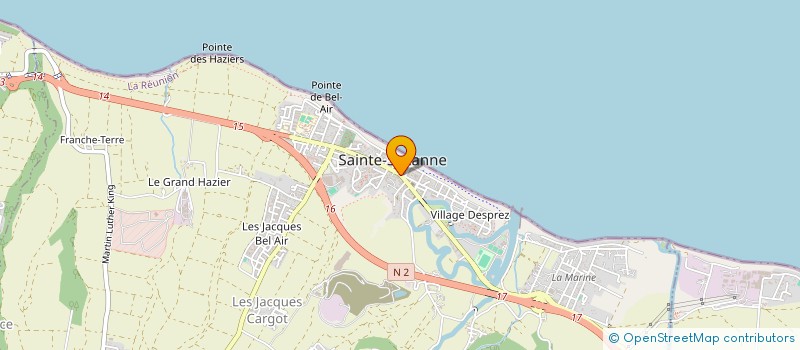 localisation de l'entreprise KINEST à SAINTE-SUZANNE