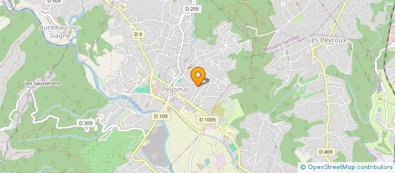 localisation de l'entreprise KINESURCOUF  PEGOMAS