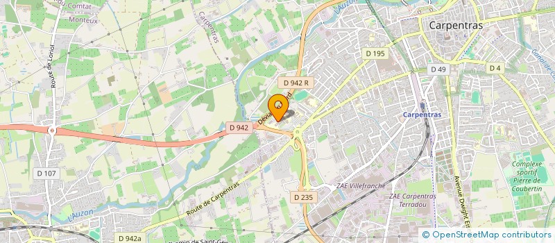 localisation de l'entreprise KINESYNERGIA  CARPENTRAS