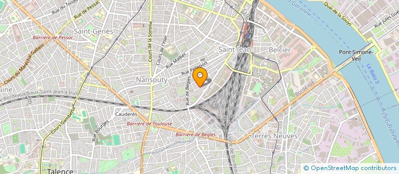 localisation de l'entreprise KINETAUZIA  BORDEAUX