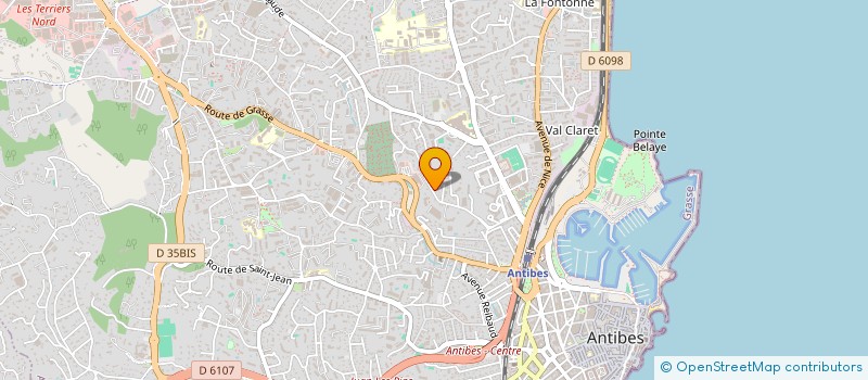 localisation de l'entreprise KINETIC  ANTIBES