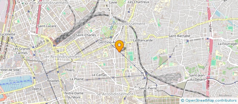 localisation de l'entreprise KINETIK TOYS à MARSEILLE 4EME